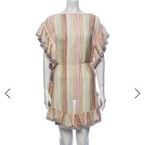 Zimmermann Pastel Striped Mini Dress